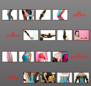 شريط رياضي 5 في القطن لعلم الحركة الرياضي شريط حماية مرن لاستعادة العضلات مضاد للحساسية شريط حماية بعرض <span class=keywords><strong>2</strong></span> بوصة - Product Image 6