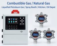 Détecteur de gaz commercial avec capteur anti-poison pour environnements difficiles, détection de fuites de gaz dans les cuisines de restaurants