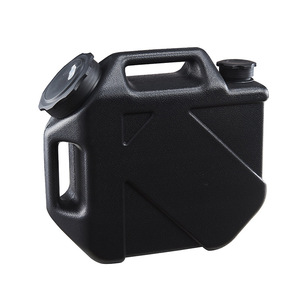 Portable Water Can Large Capacity Durable Plastic Outdoor Camping Vehicle Use Black Military Green Khaki - Product Image 5