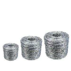 Alambre <span class=keywords><strong>de</strong></span> Púas Galvanizado por Inmersión en Caliente, Calibre 15 16, 500m 25kgs/rollo, para el Mercado Sudamericano - Product Image 1