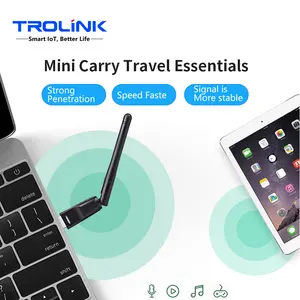 TROLINK वाईफ़ाई एंटीना वायरलेस एडाप्टर 150Mbps डोंगल वायरलेस नेटवर्क डोंगल डेस्कटॉप लैपटॉप के लिए