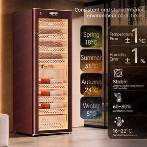 Nouveau CIGARLOONG C8, armoire à cigares avec intérieur entièrement en cèdre espagnol, humidité constante, humidor intelligent pour les amateurs de cigares - Product Image 3