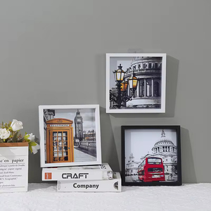 1PC Composite gỗ khung ảnh <span class=keywords><strong>London</strong></span> ấn tượng trang trí khung ảnh phòng khách nền tường kết hợp thiết lập khung ảnh - Product Image 1