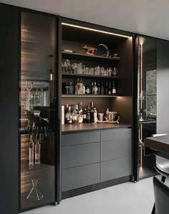 Custom Size <b>Display</b> <b>Cabinet</b> <b>Wooden</b> Wine <b>Cabinet</b> Restaurant Furniture Modern Luxury <b>Display</b> <b>Cabinet</b> - Product Image 1