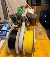 Imprimante 3D FDM de bureau couleur pleine AMS, haute vitesse, nivellement automatique, multi-matériaux, échantillons, prototypes, Bambu Lab A1 Combo