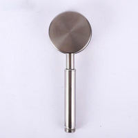 Douchette à main moderne en acier inoxydable 304 argenté, haute pression, économie d'eau, avec filtre de contrôle de la pluie, accessoire de robinet