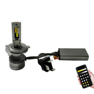 APP Control Led Car Lamp Bombillos Led H4 Bulb Auto Led Lighting Systems <span class=keywords><strong>Ampoule</strong></span> de phare pour voiture Ampoules Led 75W 50000LM/paire - Product Image 2