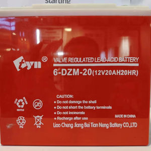 <span class=keywords><strong>แบตเตอรี่</strong></span>ตะกั่วกรดสำหรับจักรยานไฟฟ้าแบตเตอรี่<span class=keywords><strong>12V</strong></span> <span class=keywords><strong>20Ah</strong></span> 12Ah ใช้งานได้นานใช้สำหรับจักรยานไฟฟ้า - Product Image 1