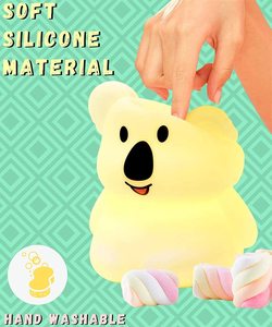 Lampe de chevet douce pour chambre d'enfant <span class=keywords><strong>Koala</strong></span> capteur tactile LED <span class=keywords><strong>veilleuse</strong></span> enfants cadeau d'anniversaire décoration de chambre - Product Image 6