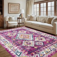 Tapis et carpettes modernes fabriqués à la machine sur mesure en Chine, durables, antidérapants, lavables, pour salon, tapis de salon