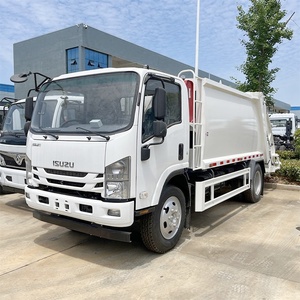 Prix d'usine 1suzu 700P 9CBM Camion compacteur de déchets à chargement arrière - Product Image 1