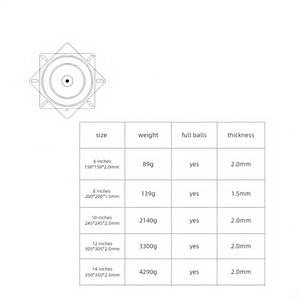 LƯỜI BIẾNG Susan tấm hiện đại ghế xoay cơ sở gắn tấm vuông xoay tấm với bóng đầy đủ - Product Image 2