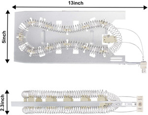 3387747 сушилка нагревательный элемент сушилка нагреватель с 279973 3392519 тепловой предохранитель и 279816 термостат - Product Image 5