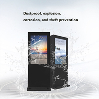 Pantalla Digital para Exteriores de 75 Pulgadas, 3000 Nits, Legible Bajo la Luz Solar, IP65 Impermeable, Kiosco Publicitario LCD 4K