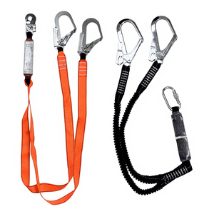 Cintos de Segurança com Corda Elástica, Conexão Rápida, Aço Inoxidável, Poliéster, Linha de Vida Vertical, Resgate, Âncora Não Ajustável, Comprimento Fixo - Product Image 1