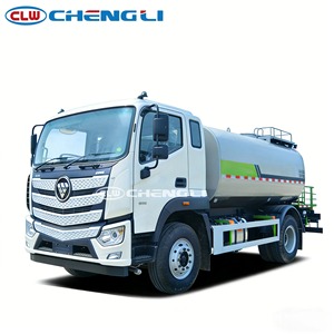Camión cisterna de agua 4X2 Foton/HOWO anticorrosión con tanque de 12500L para transporte de agua y supresión de polvo - Product Image 3