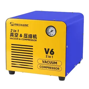 Compresseur de pompe à vide intelligent 2-en-1 Mechanic V6 600W pour réparation de téléphones à écran plat LCD et plastifieuse – Garantie 1 an - Product Image 1