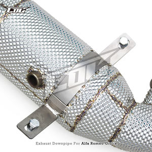 Tuyau de catalyseur d'échappement en acier inoxydable Boska pour <span class=keywords><strong>Alfa</strong></span> <span class=keywords><strong>Romeo</strong></span> Giulia/<span class=keywords><strong>Stelvio</strong></span> 2.0T 2017-2021 304 - Product Image 3