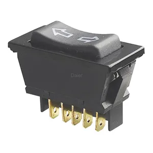 ASW-01 20A 12VDC DPDT 5Pin With LED Automotive Power Window Switch