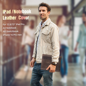 Máy tính bảng Túi da cho iPad Pro 12.9 trường hợp A4 kinh doanh danh mục đầu tư máy tính xách tay tài liệu chủ thư mục trường hợp <span class=keywords><strong>Organizer</strong></span> - Product Image 2