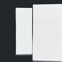 Plaque transparente personnalisée led lgp guide de lumière panneau diffuseur de lumière feuille PMMA guide de lumière feuille acrylique