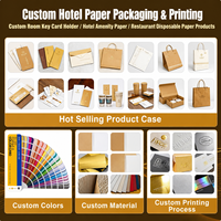 Enveloppe personnalisée format A4/A5 avec pochette pour cartes de visite, idéale pour les industries de la coiffure et des soins de beauté, en papier kraft et artistique