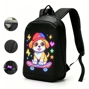 APP Mobile Phone Programmable Full Color Display <b>Backpack</b> Digital LED Bag LED Screen <b>Backpack</b> - Product Image 2