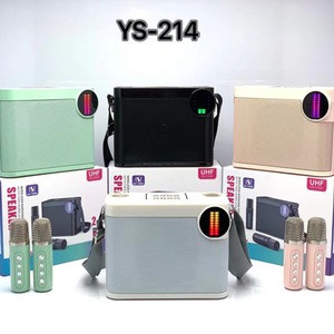 เครื่อ<span class=keywords><strong>ง</strong></span><span class=keywords><strong>คาราโอเกะ</strong></span>ลําโพ<span class=keywords><strong>ง</strong></span>ไร้สายแบบพกพาระบบที่เข้ากันได้กับไมโครโฟนไร้สาย 2 ไมโครโฟน<span class=keywords><strong>ชุด</strong></span> KTV <span class=keywords><strong>ใน</strong></span><span class=keywords><strong>บ้าน</strong></span>สําหรับงานปาร์ตี้ - Product Image 3