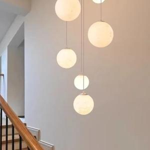 <span class=keywords><strong>Suspension</strong></span> LED dorée moderne en <span class=keywords><strong>bois</strong></span> à hauteur réglable avec fonction de protection oculaire pour la décoration de villa - Marque APCITL - Product Image 5
