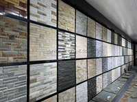 Carreaux de marbre de quartz blanc vente en gros de Chine briques de placage de pierre ardoise pour mur extérieur d'immeuble de bureaux