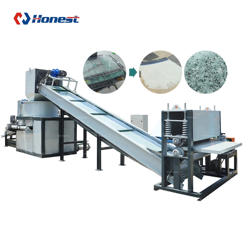 Laminated Glass Recycling Machine PVB Glass