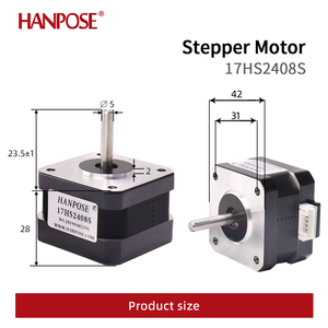 มอเตอร์สเต็ปเปอร์ HANPOSE 0.6A 12N.CM <span class=keywords><strong>17HS2408S</strong></span> TB6600 ไดรฟ์ 9-42vdc 42 ขั้นตอน สำหรับผู้ผลิตเครื่องพิมพ์ 3 มิติ ชุด CNC มอเตอร์สเต็ปเปอร์ Nema17 - Product Image 3