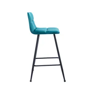 Fabrika sıcak satış bölüm sandalye tasarımcı döşeme Bar mobilya ayak istirahat ile Casino Bar taburesi