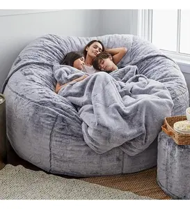 NOVA Adult Giant Bean Bag Sofas Modern Living Room Lazy Sofa Covers Set Baby Bean Bag Chair Corduroy Stuffable Baby Mini Sofa