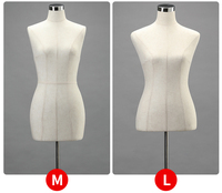 Vente en gros de robe taille femme, mannequin réglable en mousse pour la couture