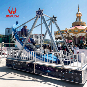 Bateau à bascule miniature pour enfants, petite balançoire pirate, équipement <span class=keywords><strong>de</strong></span> parc d'attractions extérieur - Product Image 2