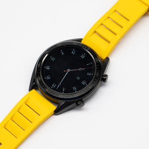 Correa deportiva de goma de flúor de 20 22mm, hebilla de mariposa clásica, correa de reloj de goma para <span class=keywords><strong>Samsung</strong></span> <span class=keywords><strong>Galaxy</strong></span> <span class=keywords><strong>Watch</strong></span> 4/5, 40mm, 44mm, <span class=keywords><strong>5pro</strong></span>, 45mm - Product Image 5