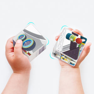 Nuevos juguetes educativos cuadrados magnéticos impresos UV de 5cm para <span class=keywords><strong>niños</strong></span> de 2 a 14 años <50kGmm Índice de flujo <span class=keywords><strong>Niños</strong></span> Niñas Juego de plástico - Product Image 1