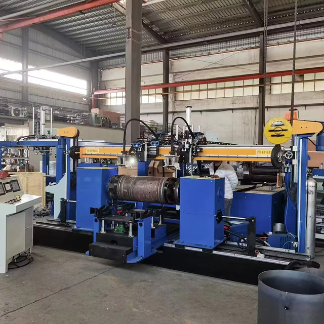 New Laser + Vision Seam Tracking 35 kW 5mm Circumferential Welding Machine 380V-480V 100-1000mm Diameter CN HEN