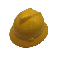 Casque de sécurité Wejump à bord large avec coque de suspension, protection contre les impacts supérieure et sangles de couronne auto-ajustables