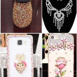 Cadena de Garra de Triple Hilera <span class=keywords><strong>con</strong></span> Malla de Cristales de Imitación, Flexible y Resistente al Óxido, para Decoración DIY de Zapatos, Bolsos, Ropa, Accesorios y Manualidades - Product Image 6