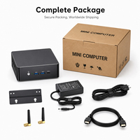 Mini PC de Alto Rendimiento Intel Core I9-13900H con Gráficos Iris Xe, 64GB DDR5, SSD M.2 NVMe, USB4, WiFi6E, Doble LAN 2.5G, Computadora de Escritorio