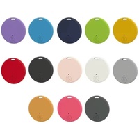 Traceur Bluetooth rond anti-perte intelligent avec alarme bidirectionnelle, rappel de sortie et localisateur pour animaux, sacs et clés