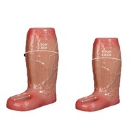 Manchon pénien creux en silicone réaliste OEM/ODM, extenseur masculin, tailles M et L, approvisionnement en gros direct usine