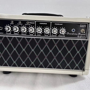 Tête de réverbération spécialiste de l'overdrive personnalisée ODR 20W en DumbleTone blanc crème avec tubes JJ, usine Grand Amp - Product Image 1