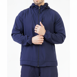 Sudadera de lana en blanco con logotipo personalizado, ropa de calle de alta calidad, conjunto de Sudadera con capucha Lisa Unisex para hombre - Product Image 1