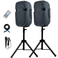 Système Stéréo Sans Fil TWS 800W avec Paire d'Enceintes Amplifiées 8 Pouces pour Concerts, Karaoké et Clubs