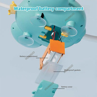 Pommeau de douche de bain pour bébé jouet pour tout-petits machine à bulles jouet de bain avec musique et lumière baignoire arroseur d'eau jouets de bain