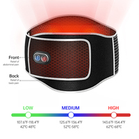 Ceinture chauffante en graphène pour la récupération des blessures sportives, 3 niveaux de chaleur, portable, lavable, coussin chauffant électrique pour les athlètes, douleurs musculaires du dos