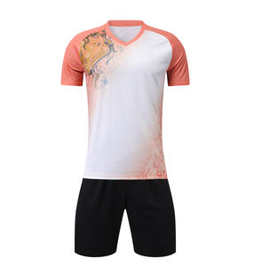 Perlengkapan seragam sepak bola klub kustom pakaian sepak bola pria kualitas tinggi dengan cetakan nama Logo personal untuk dewasa - Product Image 3